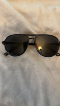 Black Sunglasses with Gradient Lenses and Black Frame for Men and Women