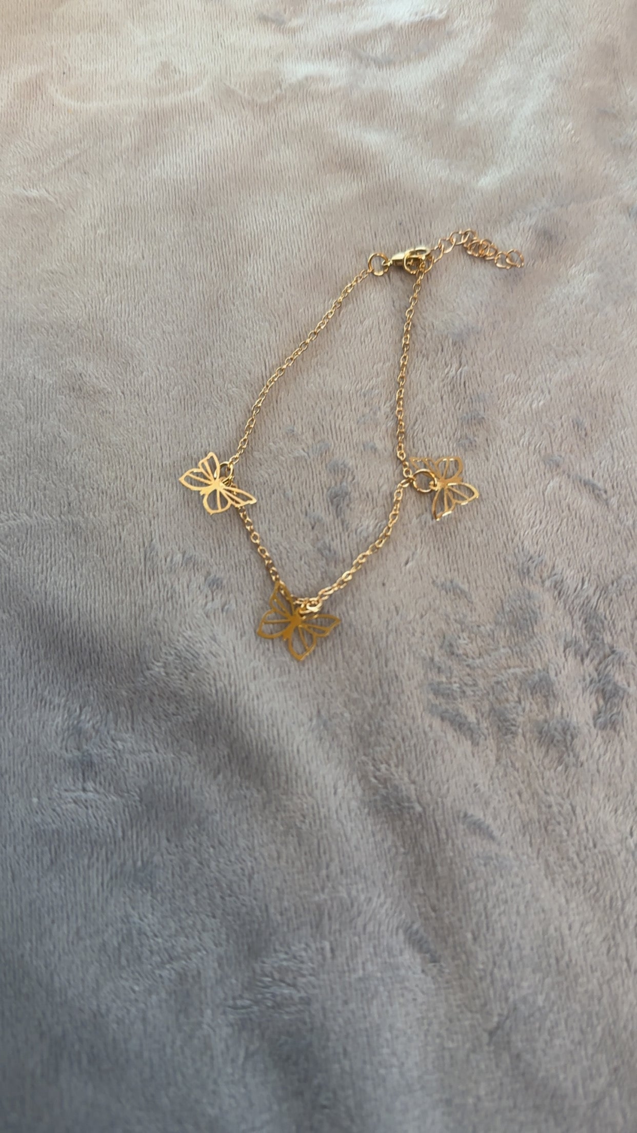 Butterfly gold set