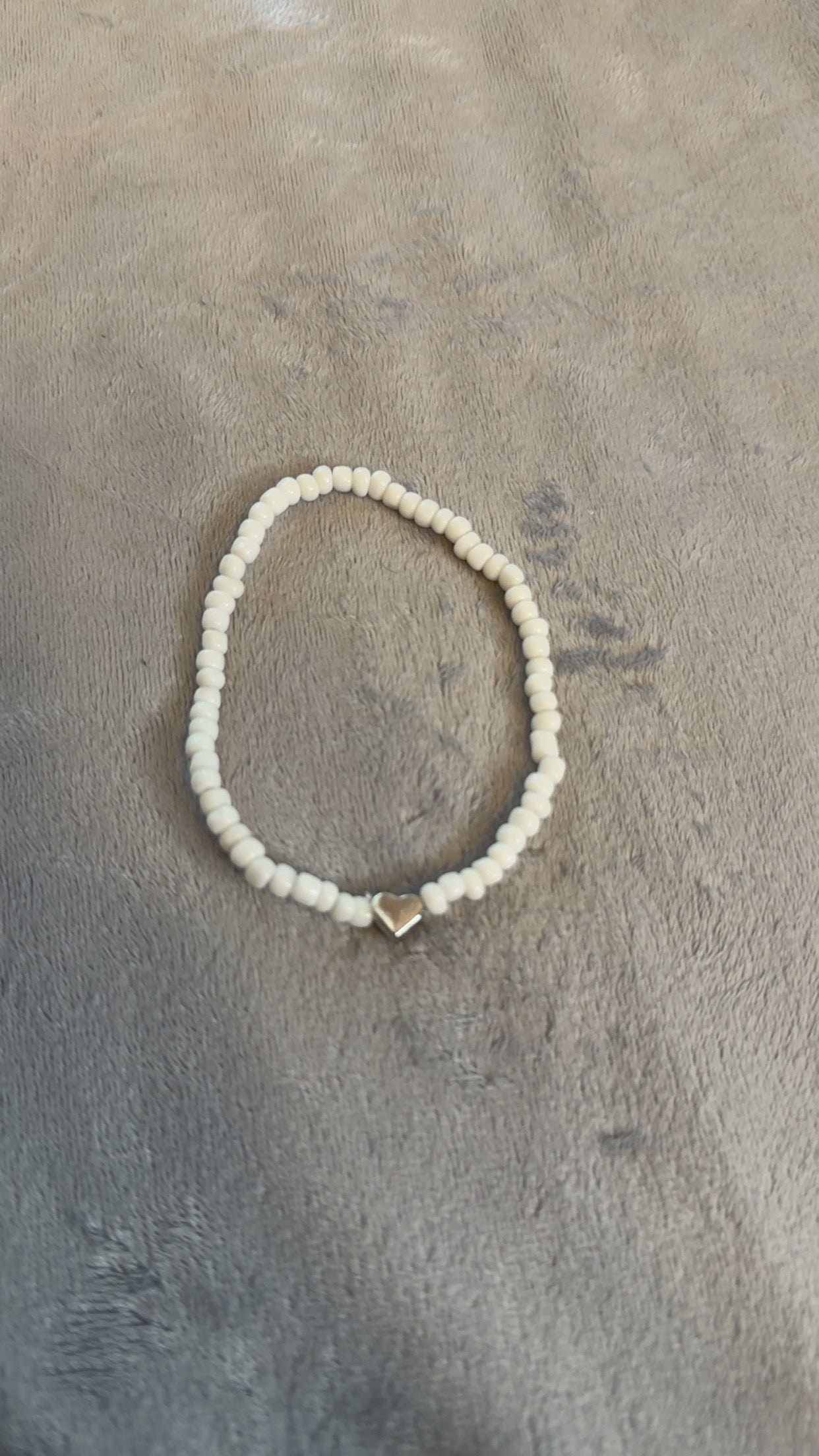 Heart three piece anklet set