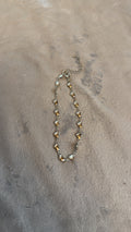 Heart three piece anklet set